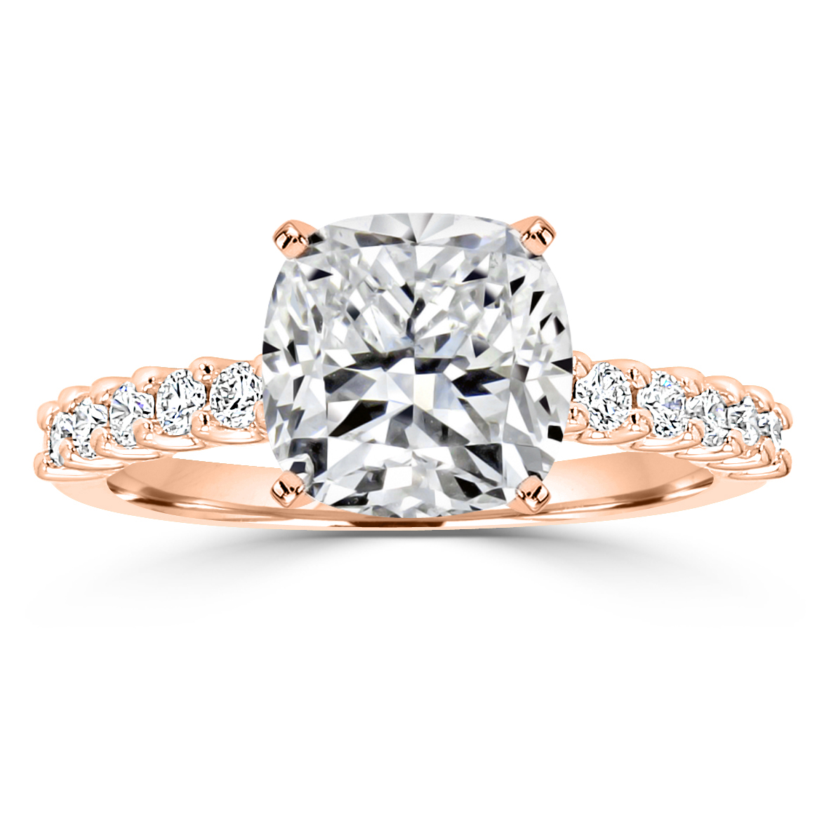 Brielle Trellis U-Prong Engagement Ring