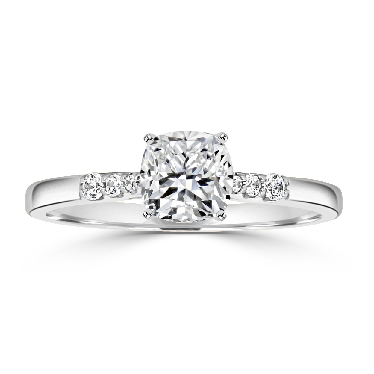 Abbi Diamond Accented Engagement Ring