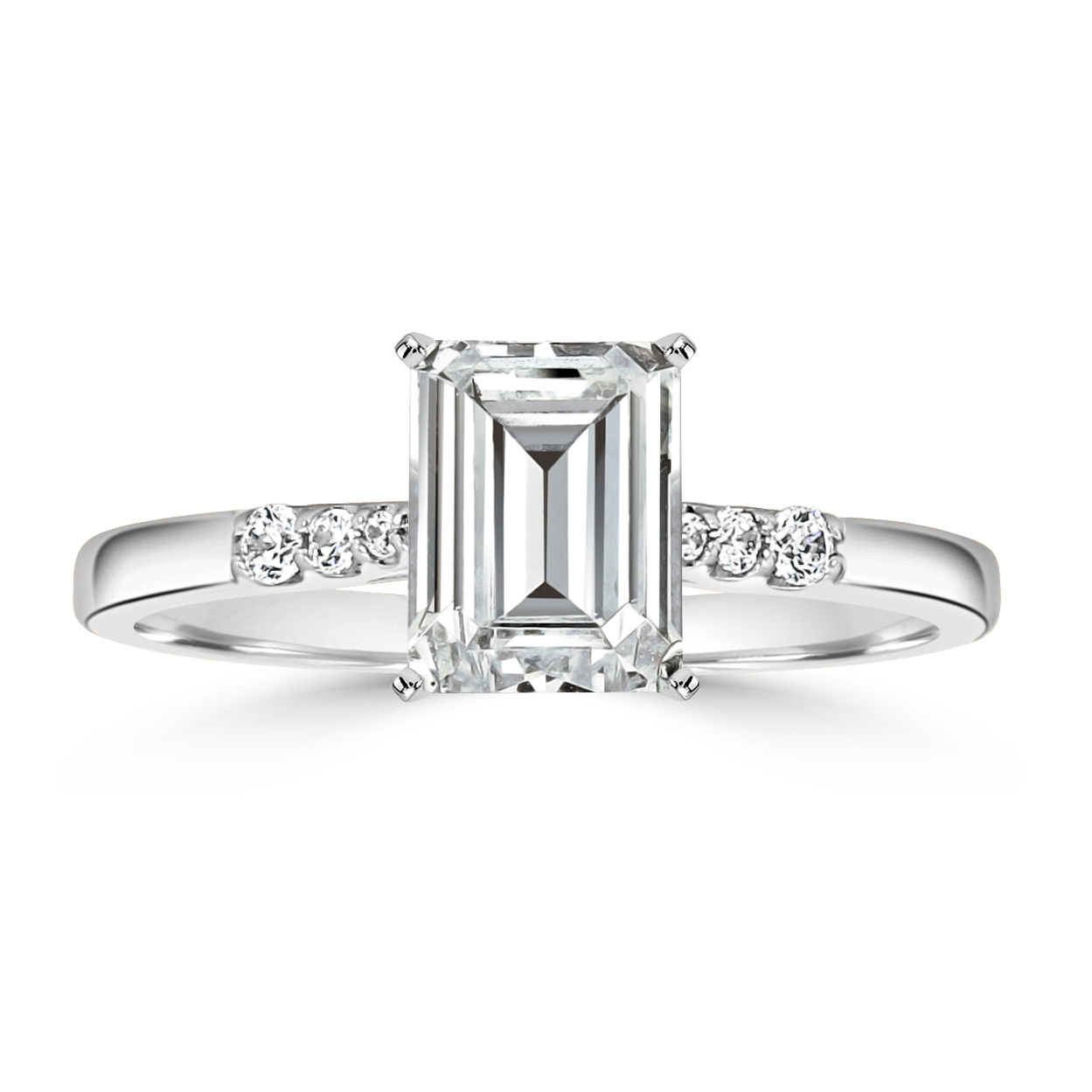 Abbi Diamond Accented Engagement Ring