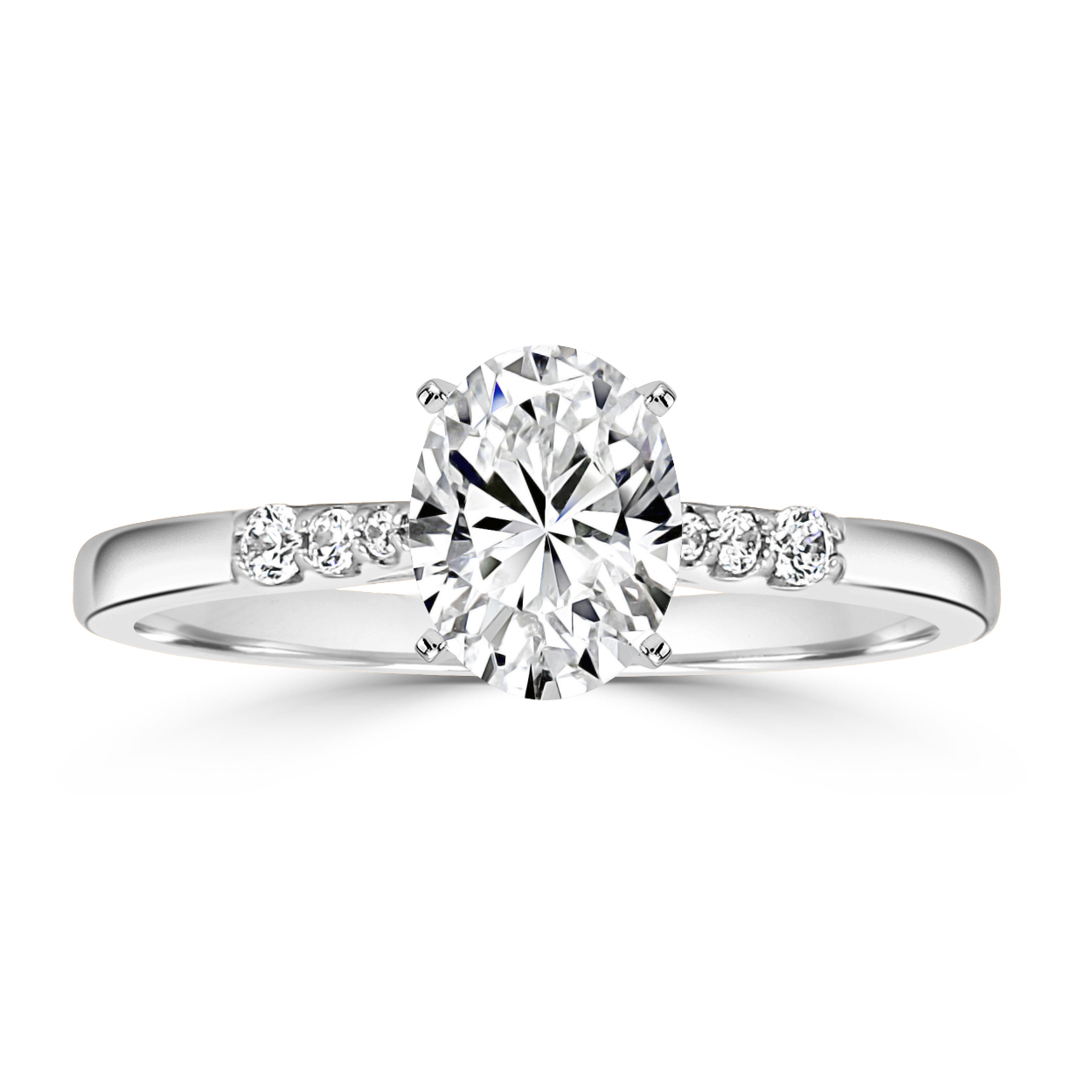 Abbi Diamond Accented Engagement Ring