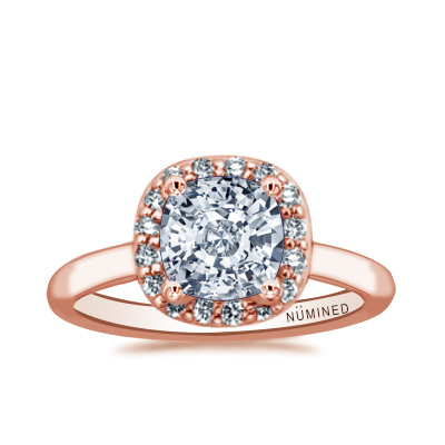 Mallia Classic Halo Engagement Ring