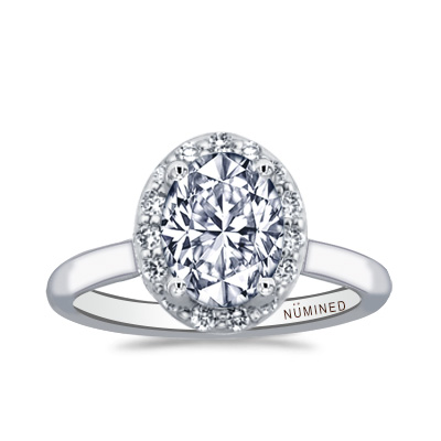 Mallia Classic Halo Engagement Ring