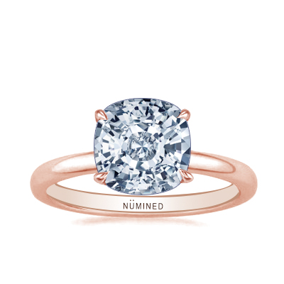 Elle Modern Open Gallery Solitaire Engagement Ring
