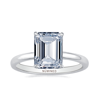 Elle Modern Open Gallery Solitaire Engagement Ring