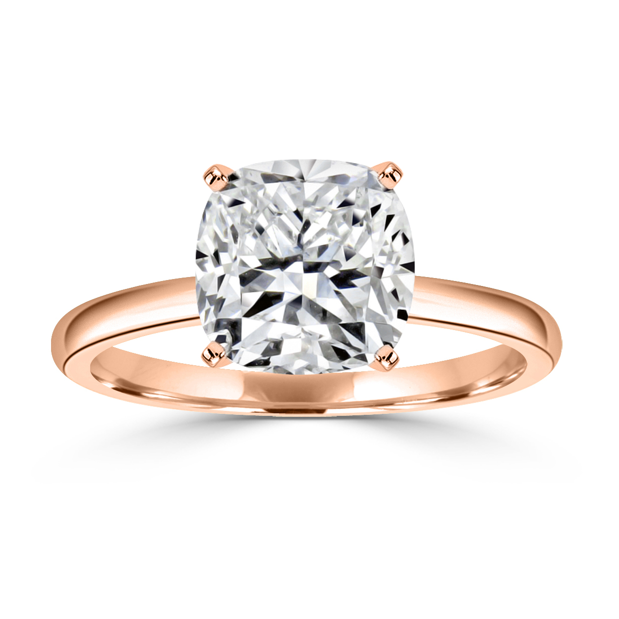 Laela Modern Classic Solitaire Engagement Ring