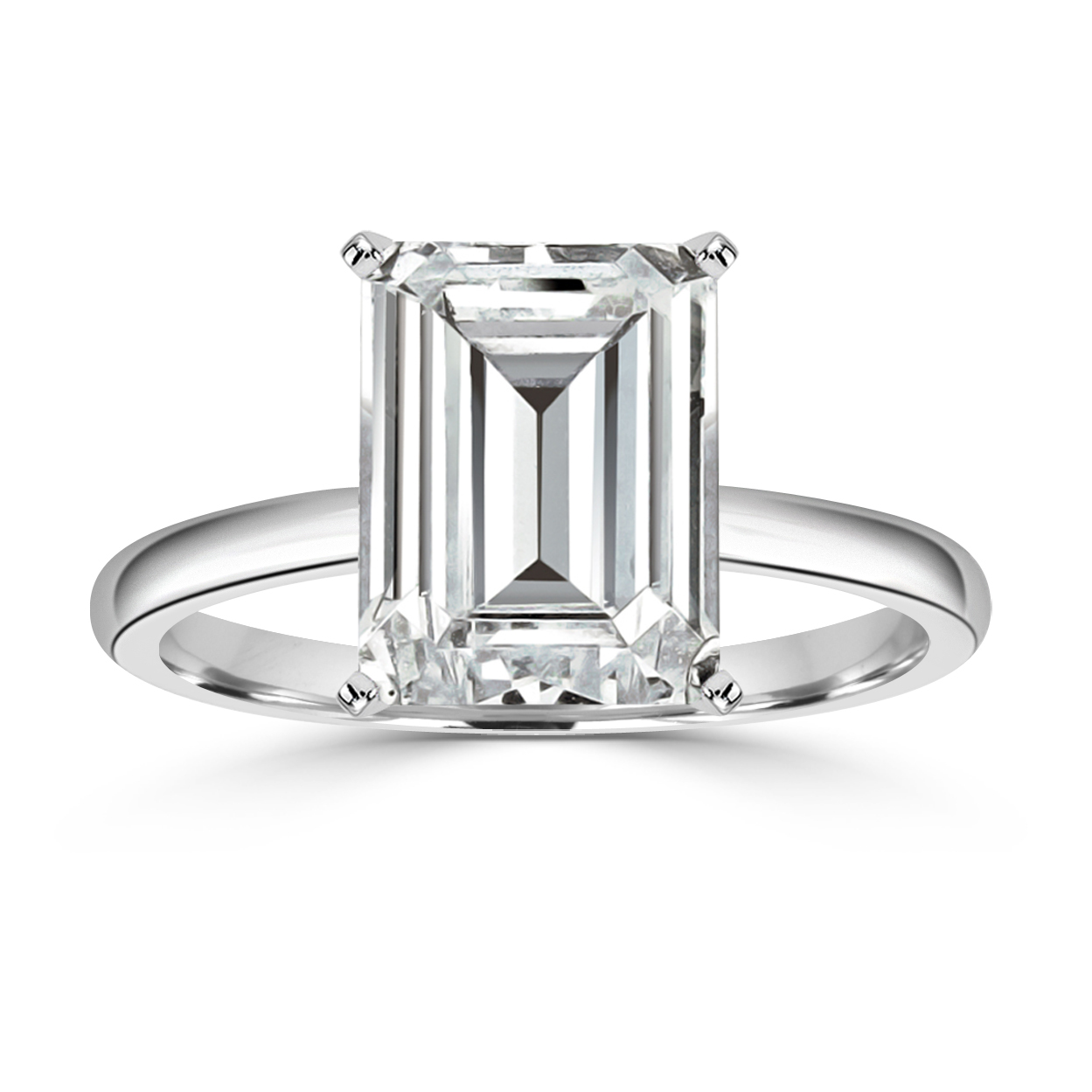 Laela Modern Classic Solitaire Engagement Ring