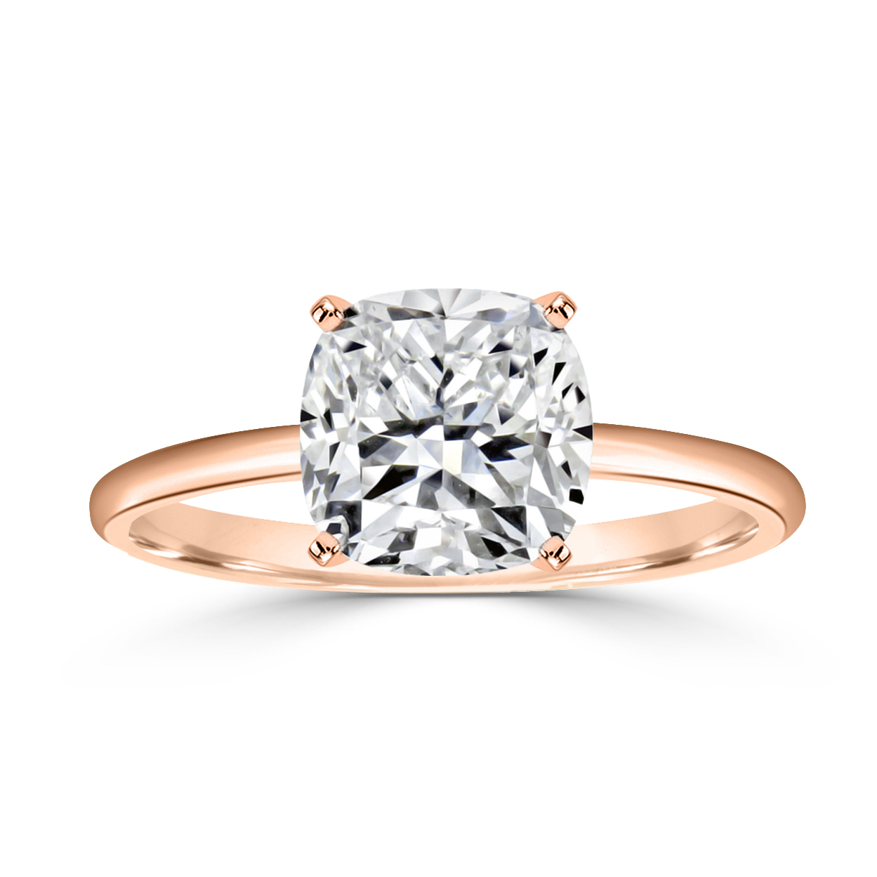 Elise Modern Solitaire Engagement Ring
