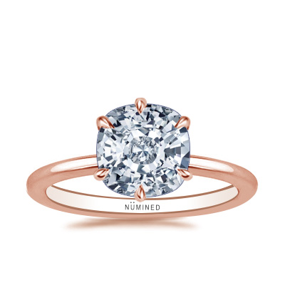 Alika Modern Six Prong Solitaire Engagement Ring