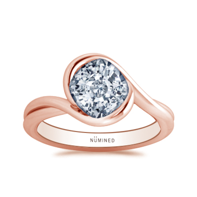 Sandreen Sculptural Solitaire Engagement Ring