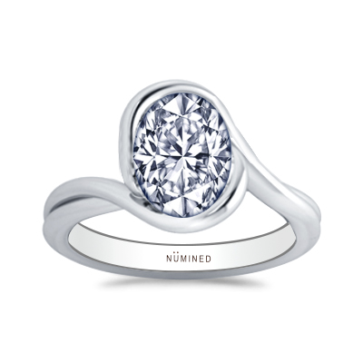 Sandreen Sculptural Solitaire Engagement Ring