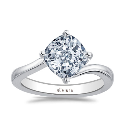 Shelbie Compass Set Modern Solitaire Engagement Ring