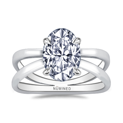 Zia X Split Shank Solitaire Engagement Ring