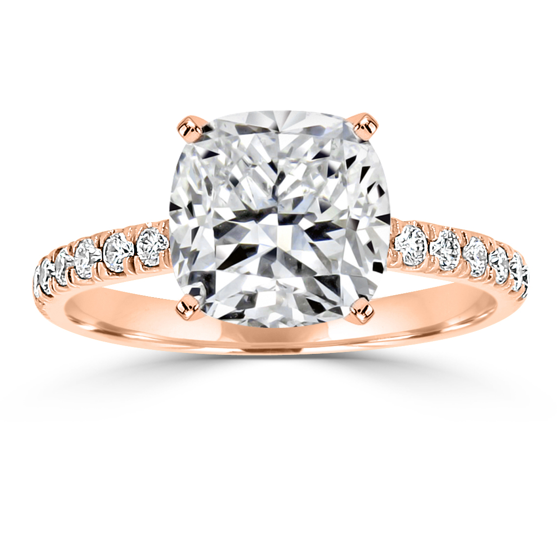 Ofelia Pave Hidden Halo Engagement Ring