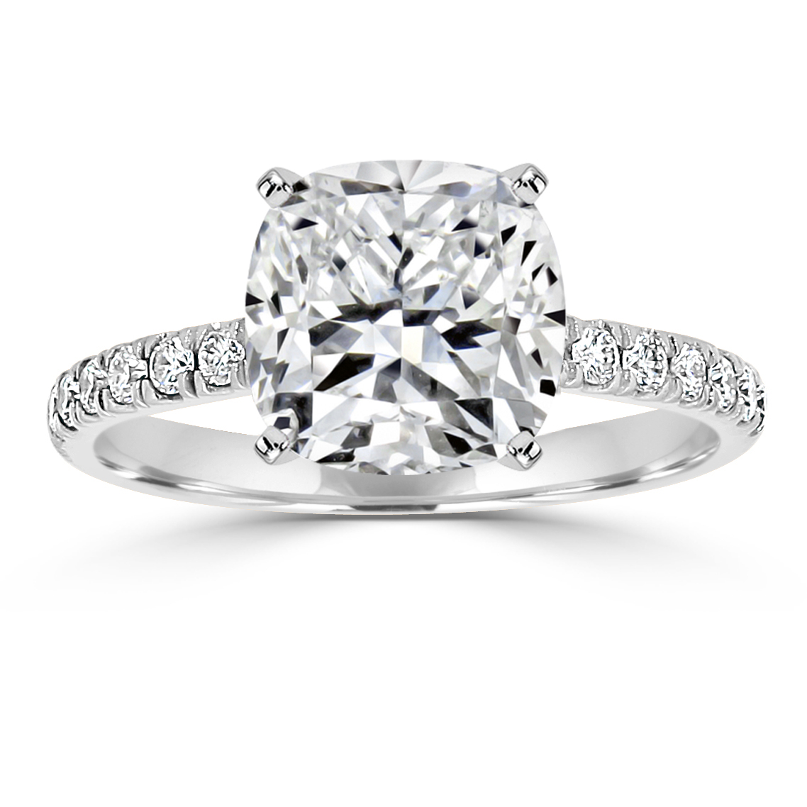 Ofelia Pave Hidden Halo Engagement Ring