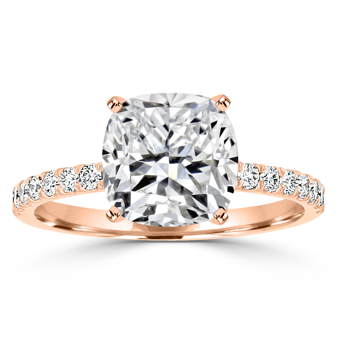 Renatta French Pave Engagement Ring